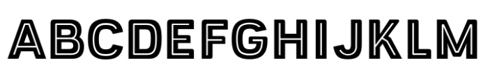 Portsmith Inline Font UPPERCASE