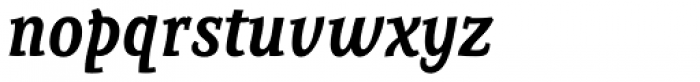 Poseidon Medium Italic Font LOWERCASE