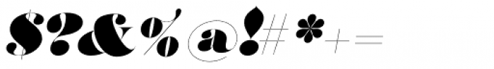 Posh Italic Font OTHER CHARS