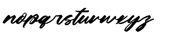 Positano Vintage Italic Font LOWERCASE