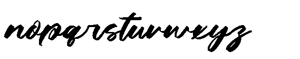 Positano Vintage Regular Font LOWERCASE