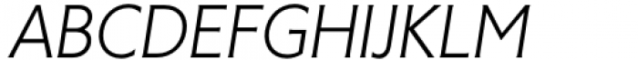Possible Light Italic Font UPPERCASE