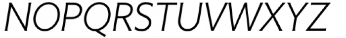 Possible Light Italic Font UPPERCASE