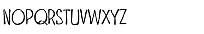 Possum Toes Font UPPERCASE