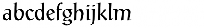 Post-Antiqua BQ Regular Font LOWERCASE
