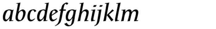 Post-Antiqua Pro Italic Font LOWERCASE