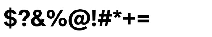 Post Grotesk Bold Font OTHER CHARS