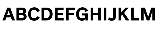 Post Grotesk Bold Font UPPERCASE