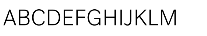 Post Grotesk Light Font UPPERCASE