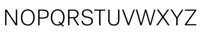 Post Grotesk Light Font UPPERCASE