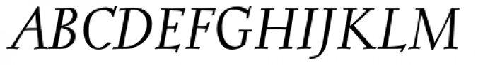 Post-Mediaeval BQ Italic Font UPPERCASE