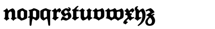 Post Tenebras Lux Bold Font LOWERCASE