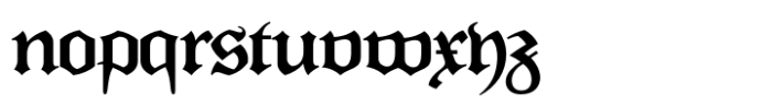 Post Tenebras Lux Light Font LOWERCASE