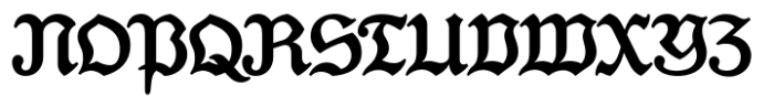 Post Tenebras Lux Medium Font UPPERCASE
