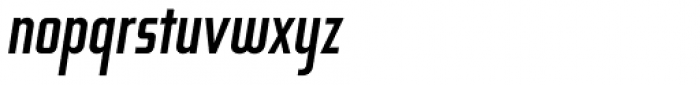Postale Regular Oblique Font LOWERCASE