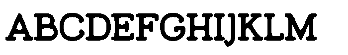 Postdam Font UPPERCASE