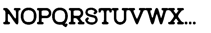 Postdam Font UPPERCASE