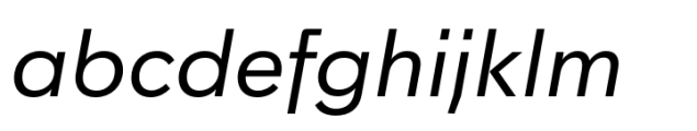 Postea Regular Italic Font LOWERCASE