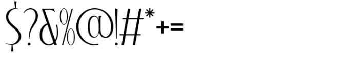 Postenia Regular Font OTHER CHARS