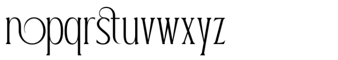 Postenia Regular Font LOWERCASE