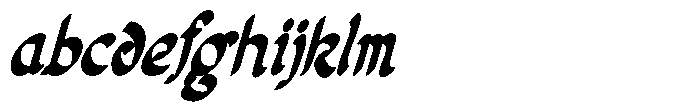 Poster Flourish Bold Italic FONT