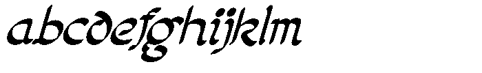 Poster Flourish Extended Ital FONT