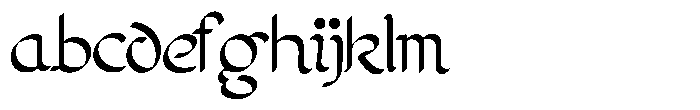 Poster Flourish Extended Light FONT