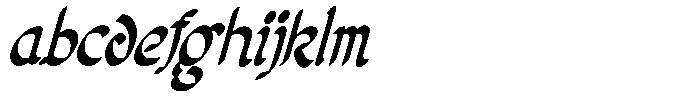 Poster Flourish Italic FONT
