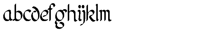 Poster Flourish Light FONT