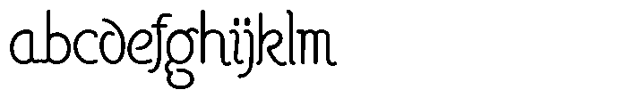 Poster Print Thin FONT