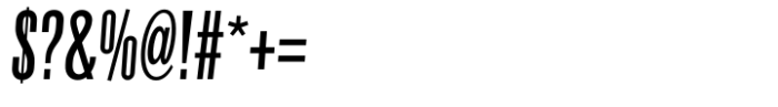 Poster Sans Italic Font OTHER CHARS