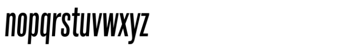 Poster Sans Italic Font LOWERCASE