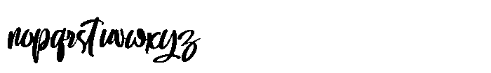 Postherym Shungela Font LOWERCASE