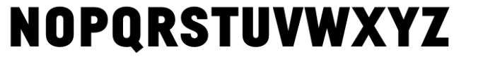 Posting Sans Heavy Font UPPERCASE
