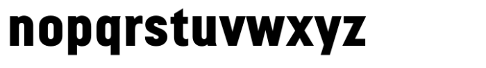 Posting Sans Heavy Font LOWERCASE