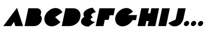 Postmodern Moderne Oblique FONT