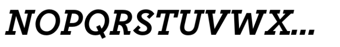 Postulat Bold Italic Font UPPERCASE