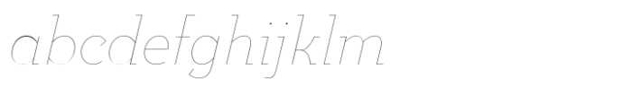 Postulat Hairline Italic FONT