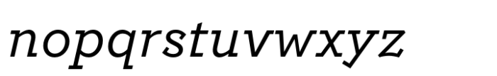 Postulat Pro Medium Italic Font LOWERCASE