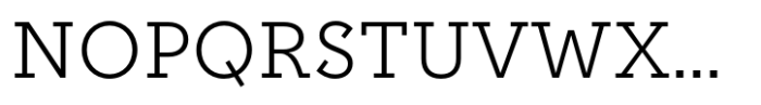 Postulat Regular Font UPPERCASE