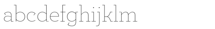 Postulat Thin FONT