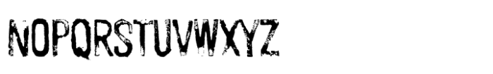 Potato Normal Semi-Condensed Font UPPERCASE