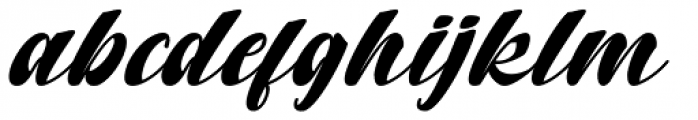 Potter Alaska Italic Font LOWERCASE