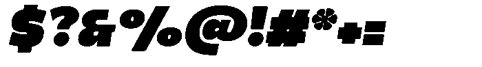 Pottred Italic Font OTHER CHARS