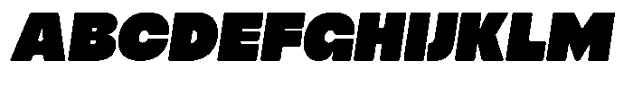 Pottred Italic Font UPPERCASE