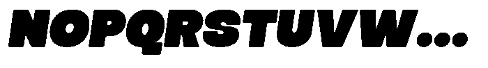 Pottred Italic Font UPPERCASE