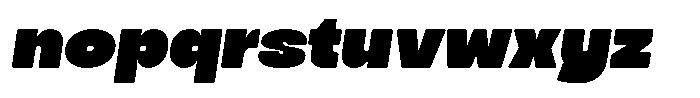 Pottred Italic Font LOWERCASE