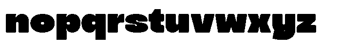 Pottred Regular Font LOWERCASE