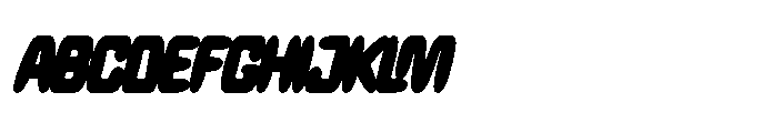 Poulens Italic Font UPPERCASE