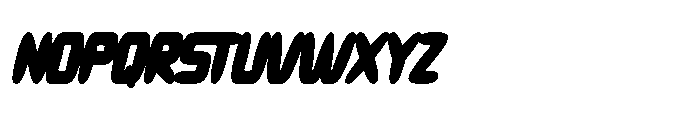 Poulens Italic Font UPPERCASE